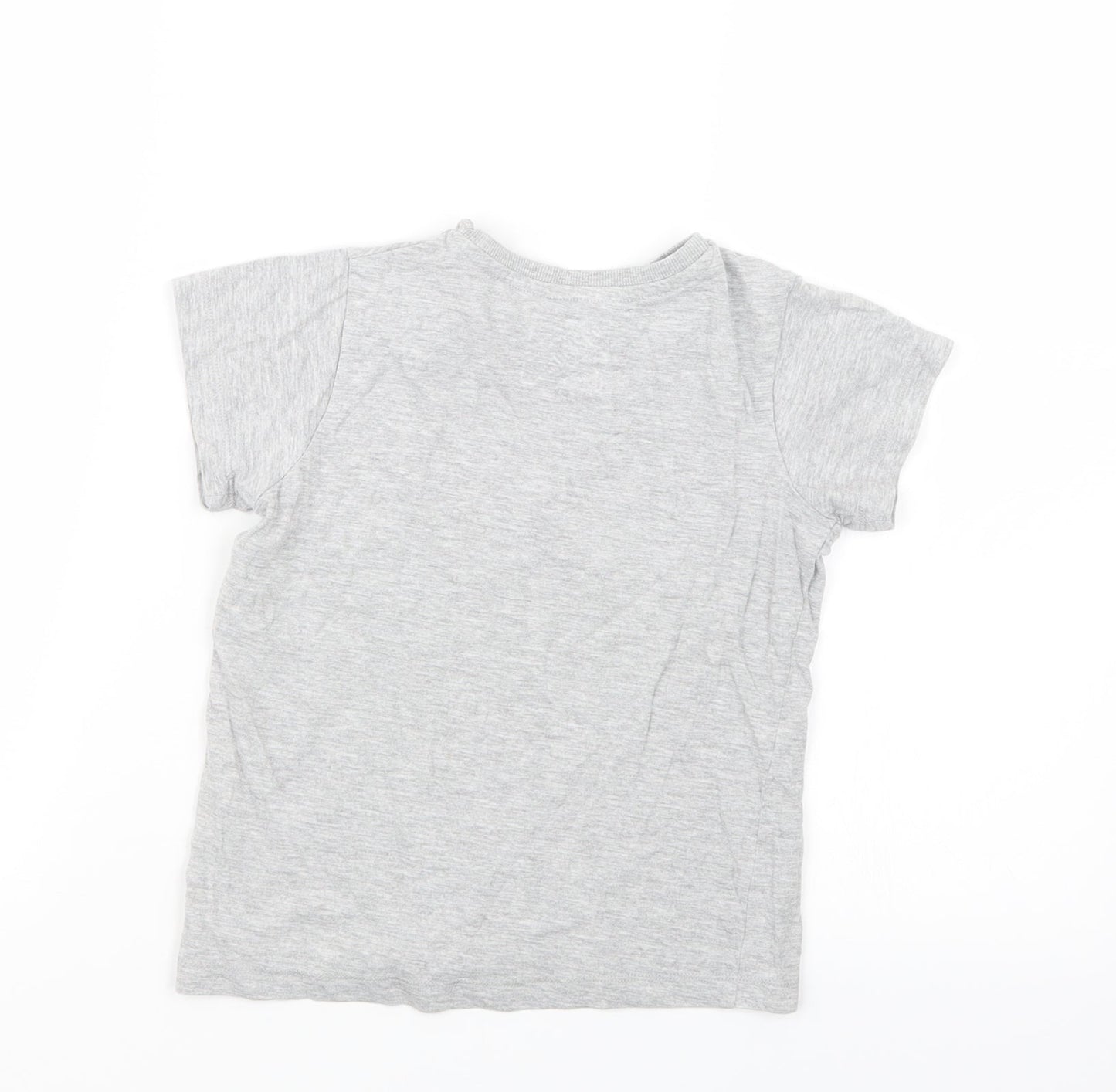 Matalan Boys Grey   Basic T-Shirt Size 6 Years