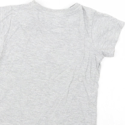 Matalan Boys Grey   Basic T-Shirt Size 6 Years