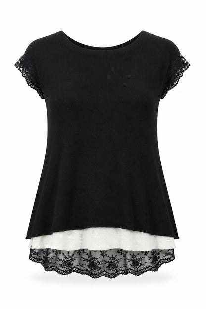 Zara Knit Womens Black  Knit Pullover Jumper Size S