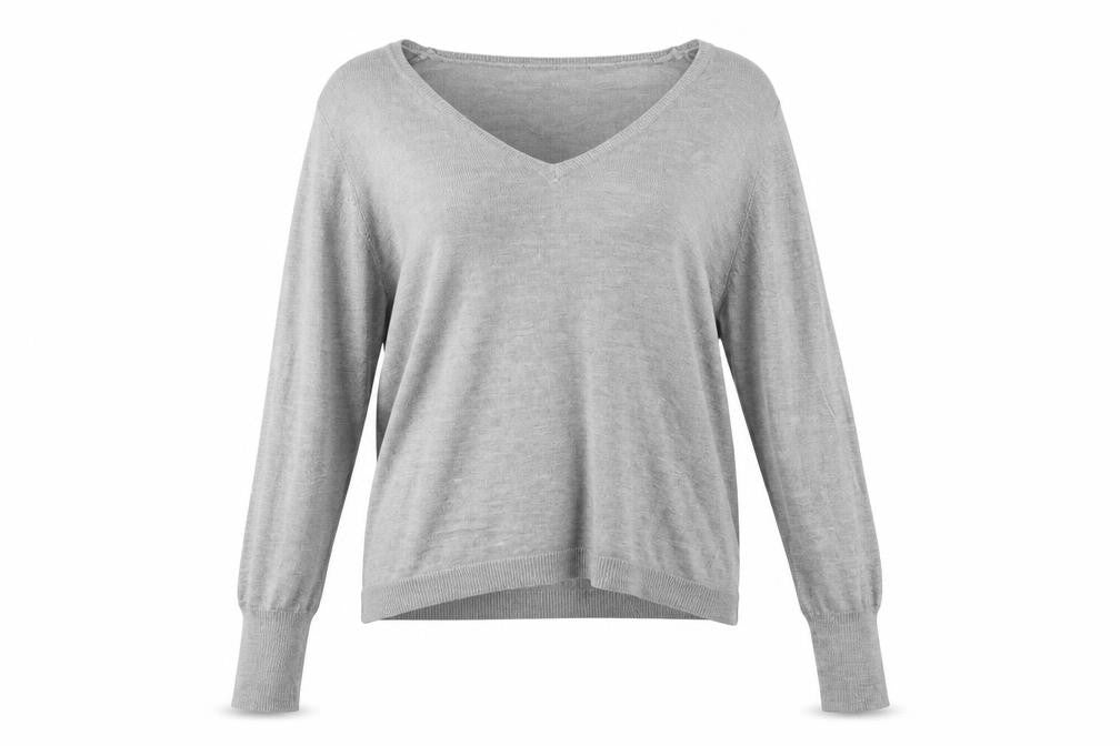Primark Womens Grey  Knit Pullover Jumper Size 14