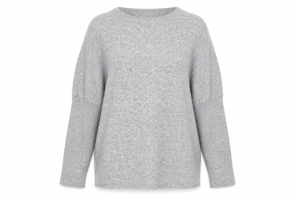 H&M Womens Grey   Pullover Jumper Size M