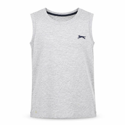 Slazenger Boys Grey   Basic T-Shirt Size 9-10 Years