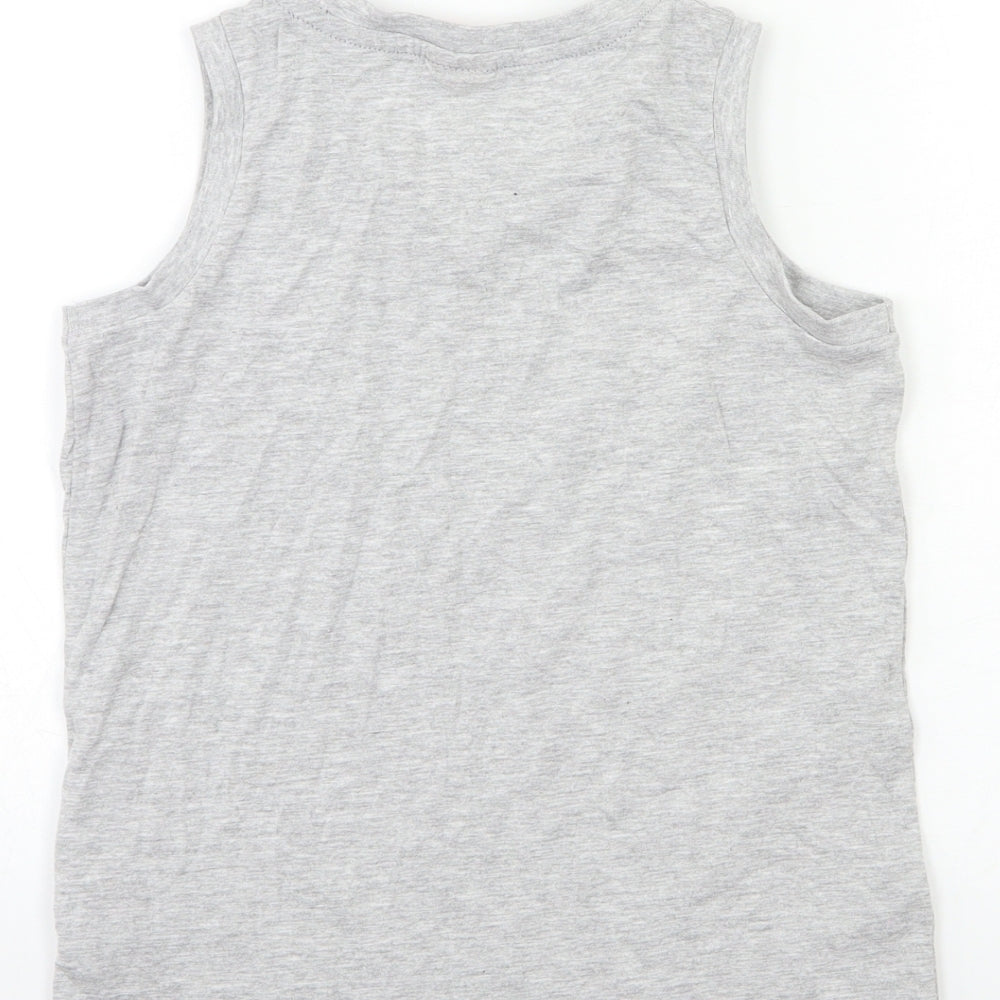 Slazenger Boys Grey   Basic T-Shirt Size 9-10 Years