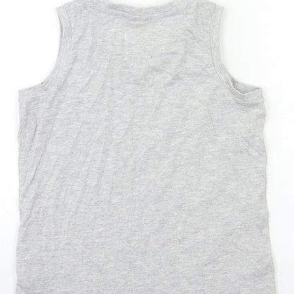 Slazenger Boys Grey   Basic T-Shirt Size 9-10 Years