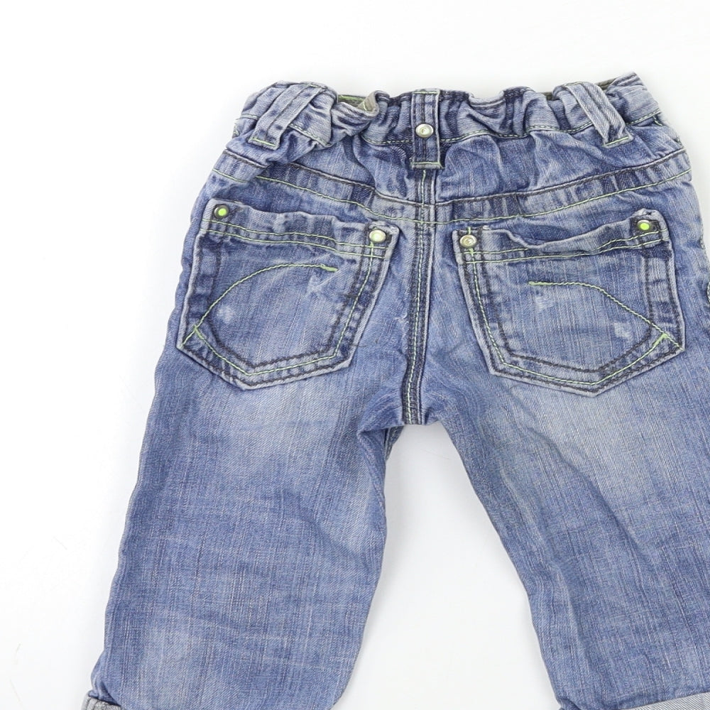 NEXT Baby Blue  Denim Snow Pants Jeans Size 12-18 Months