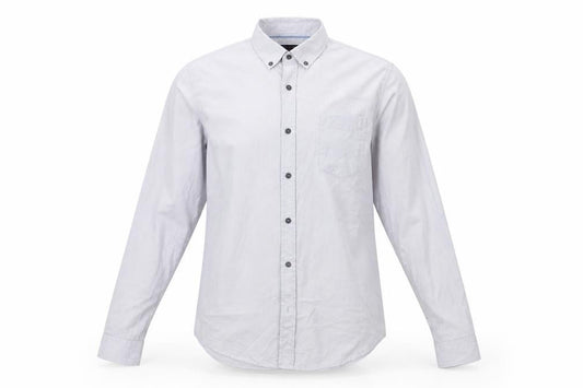 Smith & Jones Mens Grey    Dress Shirt Size L