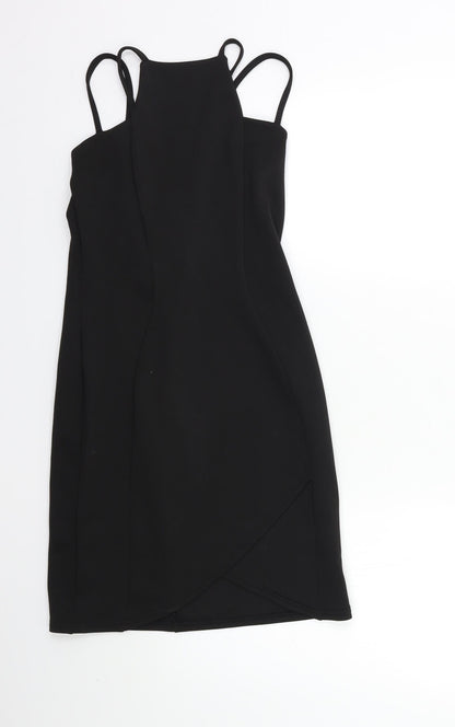 Preloved Boohoo Womens Black   Mini  Size 10 - Front