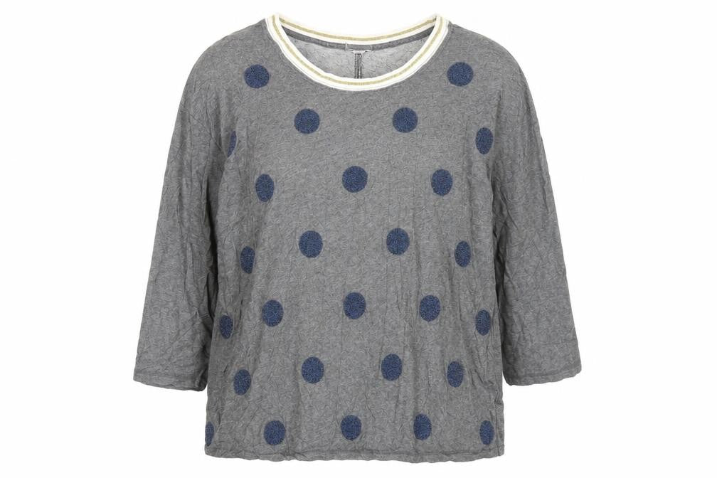 Gap Womens Grey Polka Dot  Pullover Sweatshirt Size XL