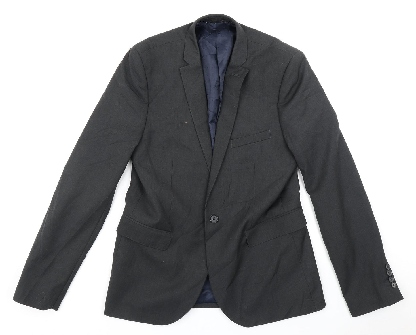 Topman Mens Grey   Jacket Blazer Size 40