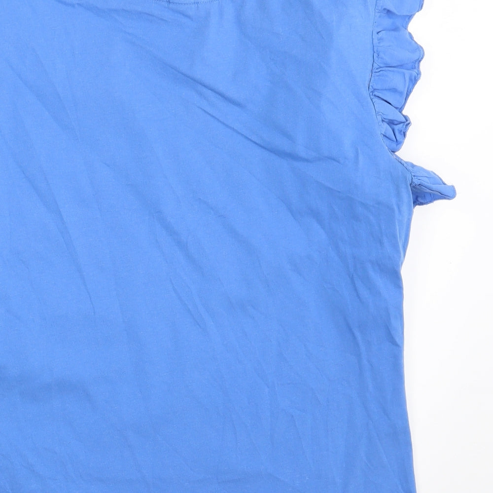 H&M Womens Blue   Basic T-Shirt Size L