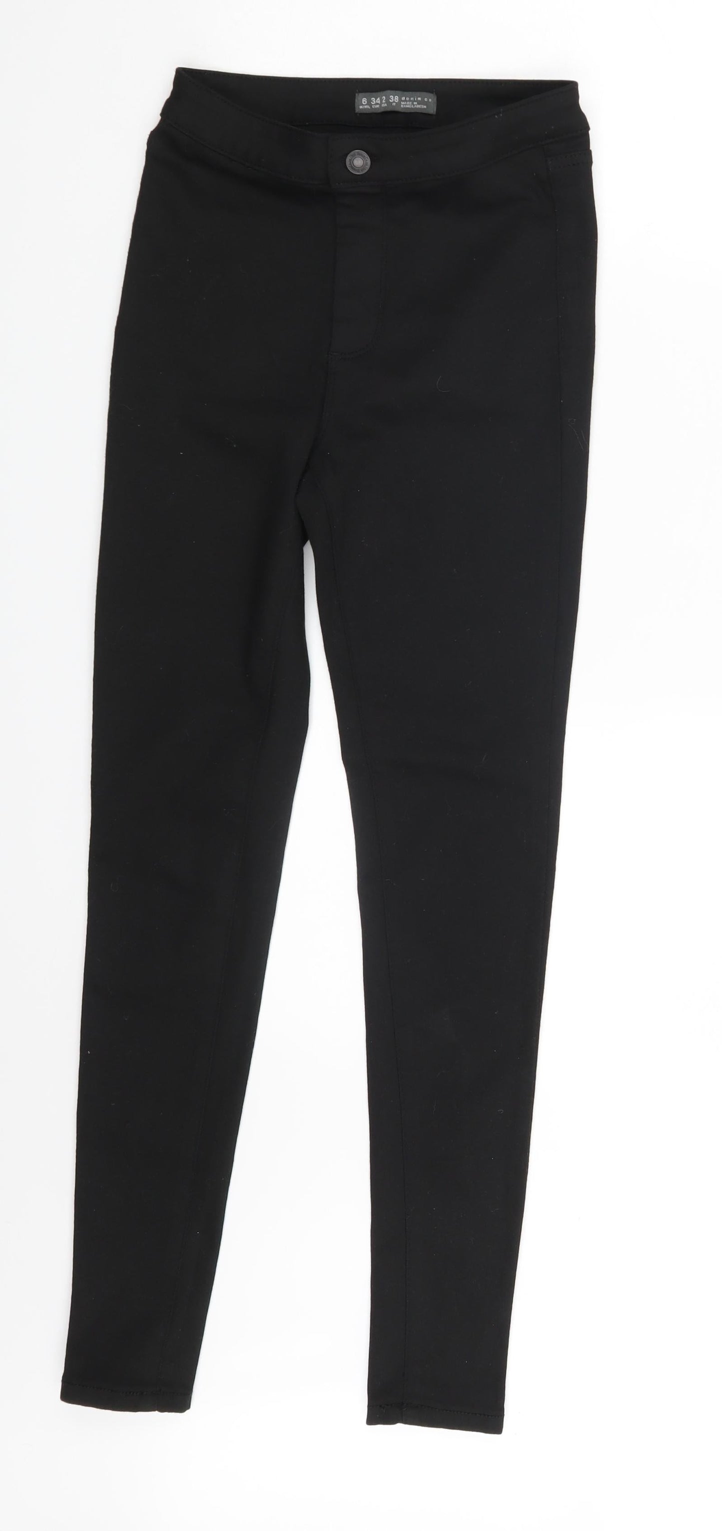 Denim & Co. Womens Black   Jegging Leggings Size 6 L27 in