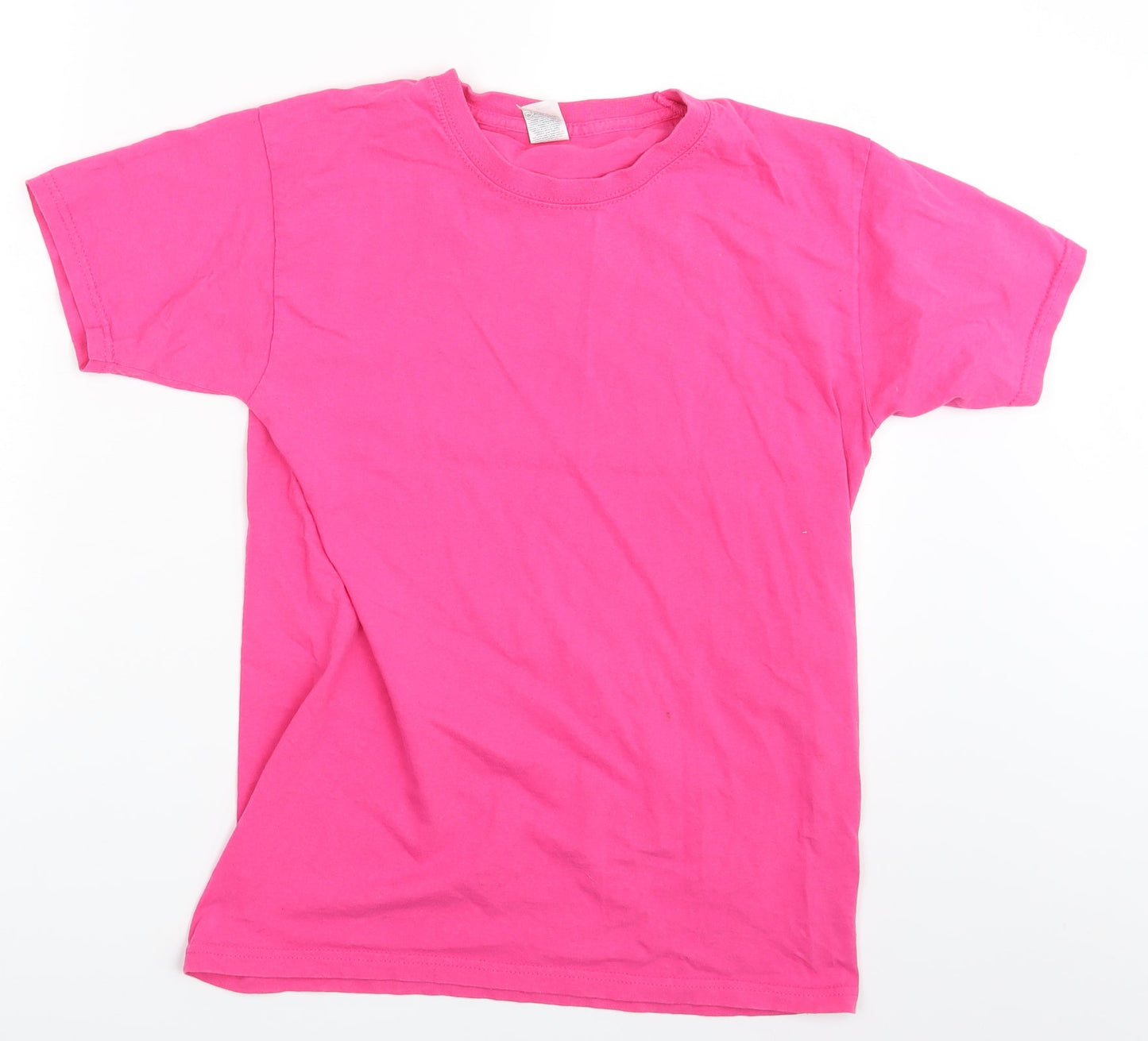 Fruit of the Loom Womens Pink   Basic T-Shirt Size S