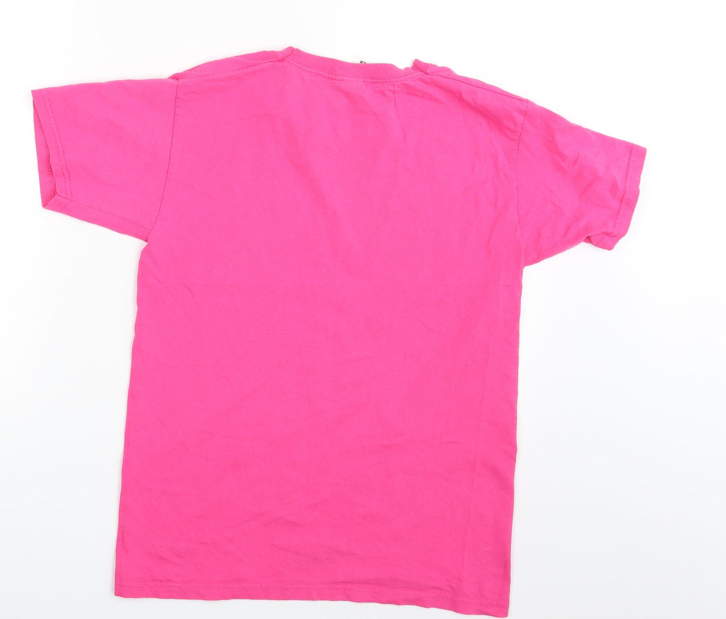 Fruit of the Loom Womens Pink   Basic T-Shirt Size S