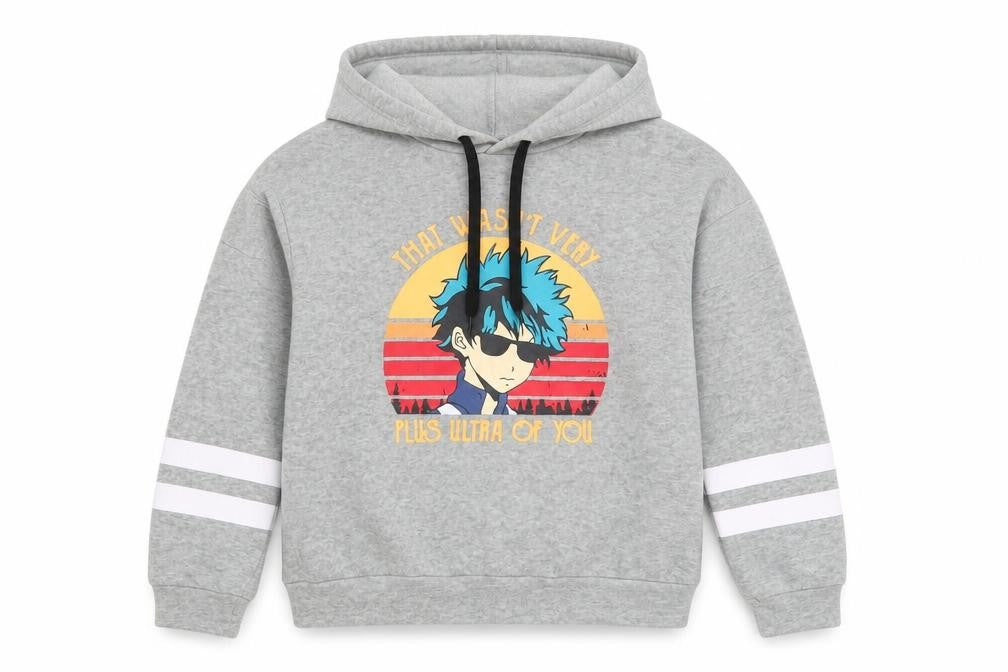 Fancyqube Boys Grey   Pullover Hoodie Size S