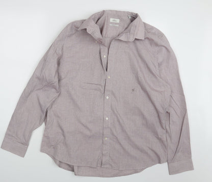 Next Mens Pink    Button-Up Size 18