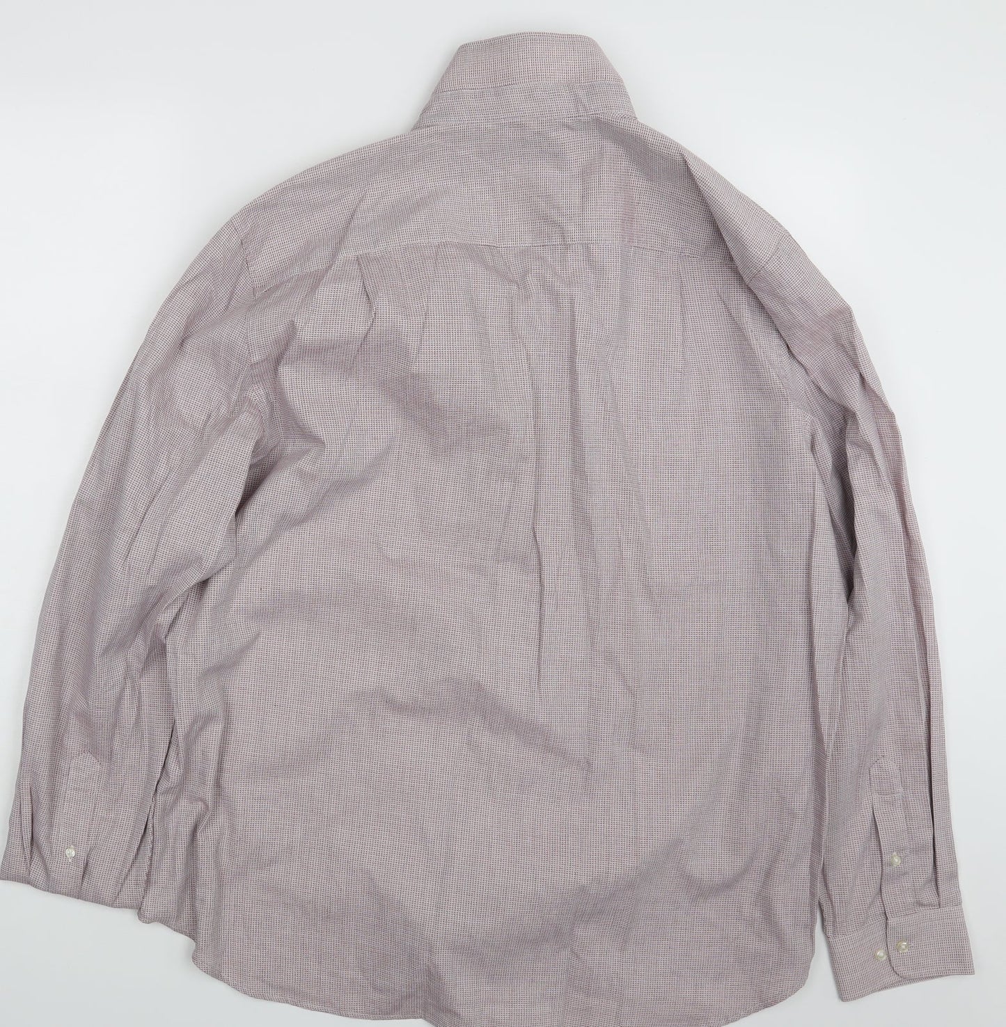 NEXT Mens Pink    Button-Up Size 18