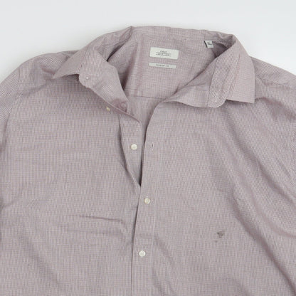 Next Mens Pink    Button-Up Size 18