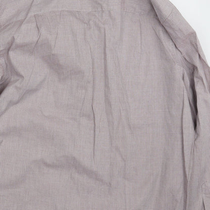 Next Mens Pink    Button-Up Size 18