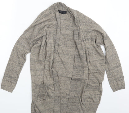 Additional front view of Atmosphere women’s brown cardigan jumper, size UK 8