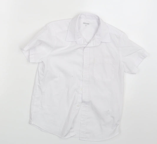 Debenhams Boys White   Basic Button-Up Size 8 Years