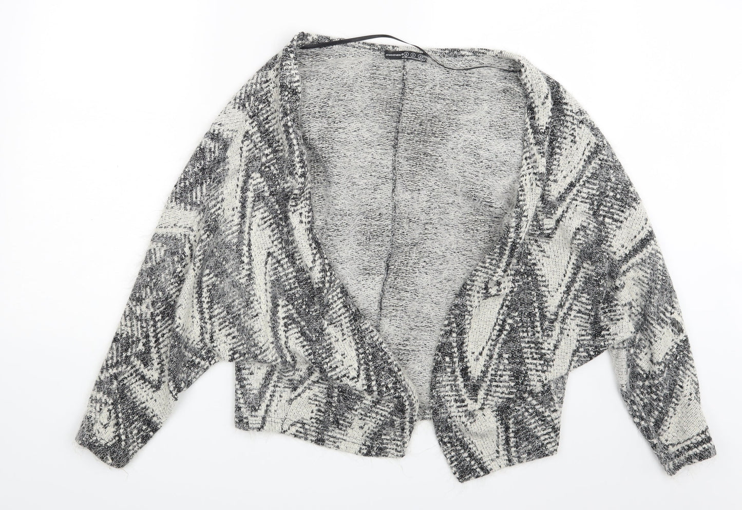 Atmosphere Womens Multicoloured Geometric  Cape Jumper Size S