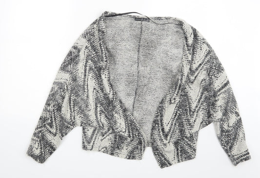 Atmosphere Womens Multicoloured Geometric  Cape Jumper Size S
