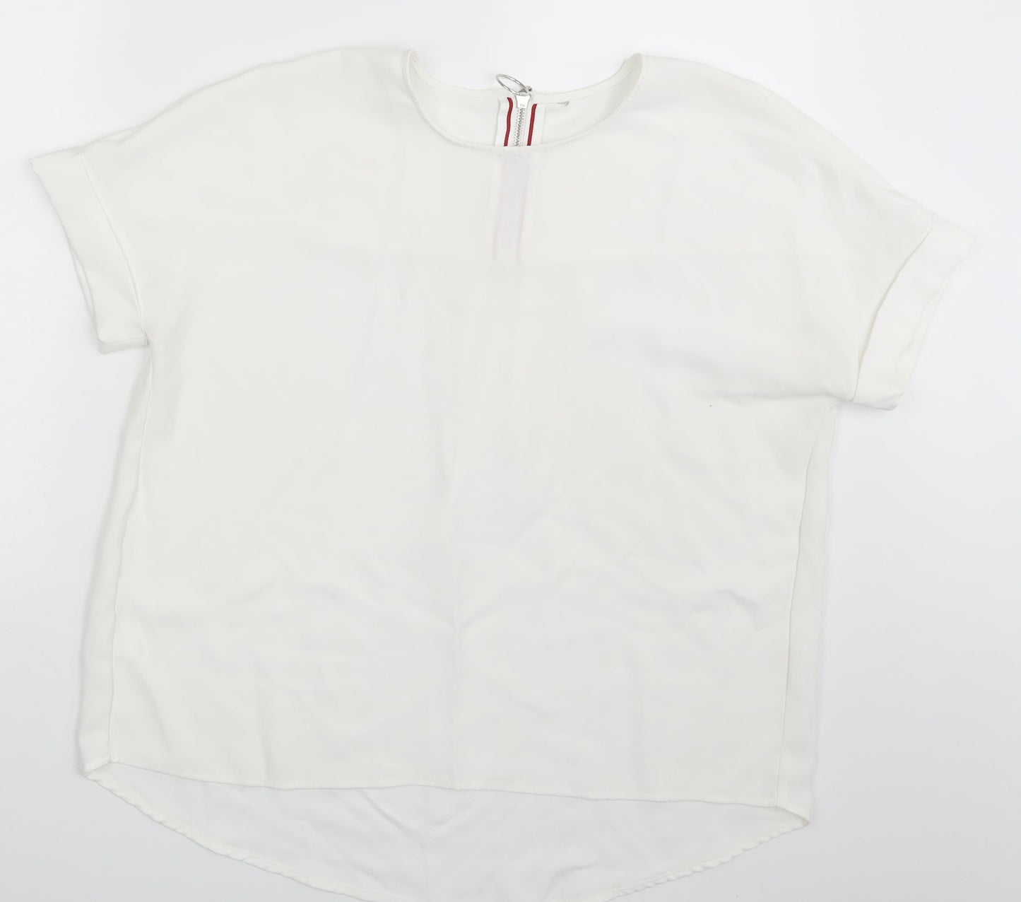 Preworn Womens Ivory   Basic Blouse One Size
