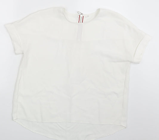 Preworn Womens Ivory   Basic Blouse One Size