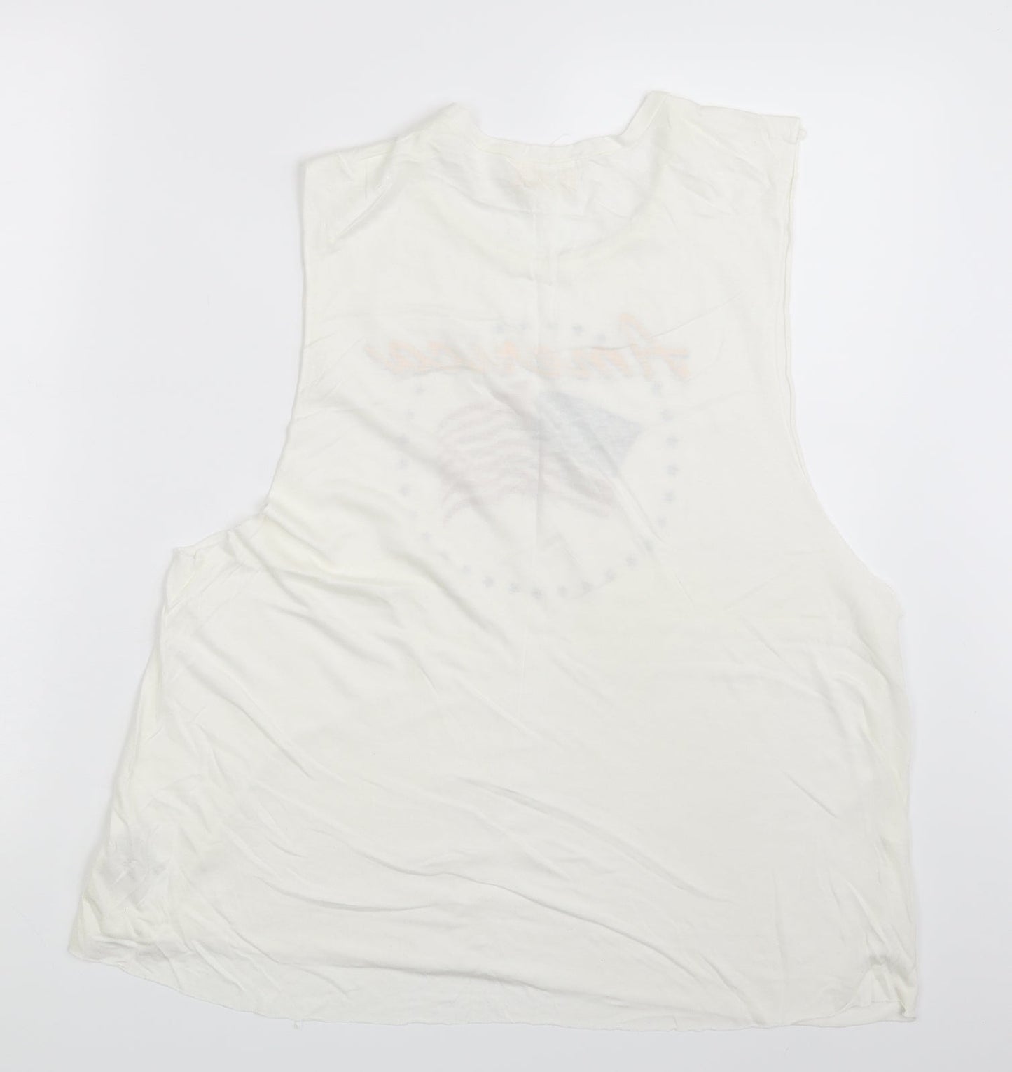 PST Womens Ivory   Basic Blouse Size L  - America