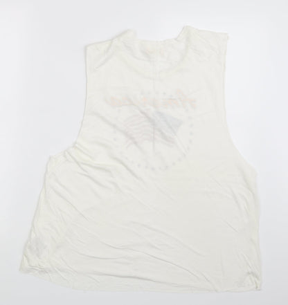 PST Womens Ivory   Basic Blouse Size L  - America