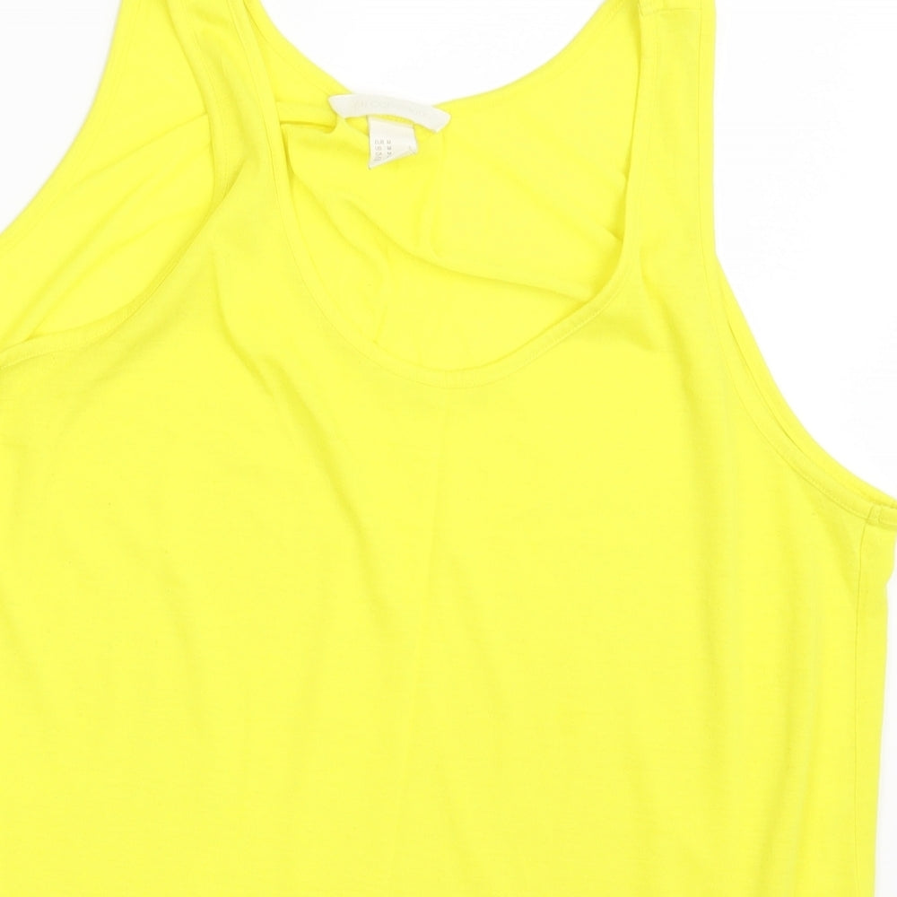 H&M Womens Yellow   Camisole Blouse Size M
