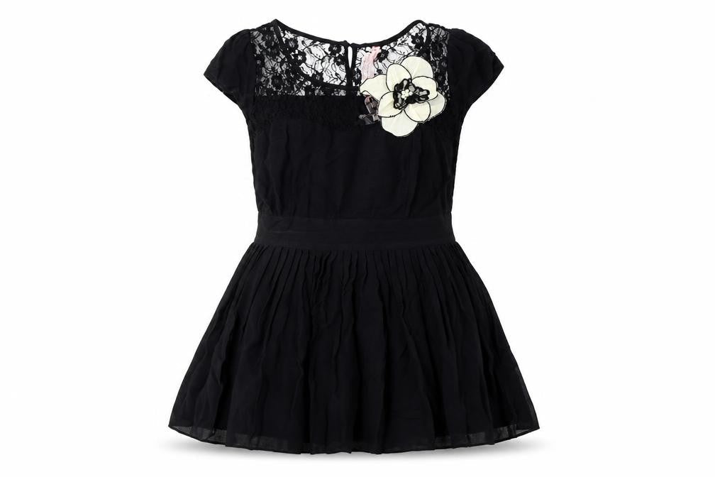 Miso Womens Black Colourblock  Fit & Flare  Size 14