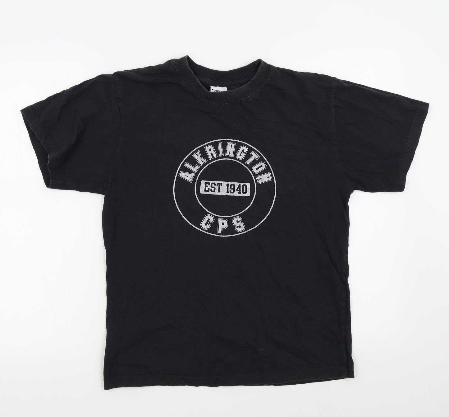 Banner Boys Black Colourblock  Basic T-Shirt Size S