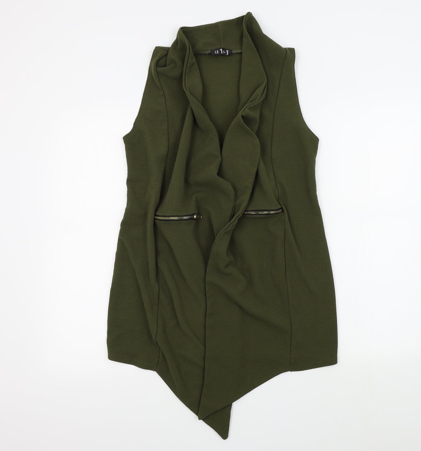 LE1-1 Womens Green   Jacket Waistcoat Size 8