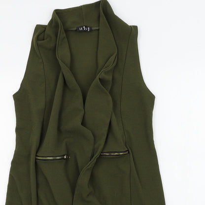LE1-1 Womens Green   Jacket Waistcoat Size 8