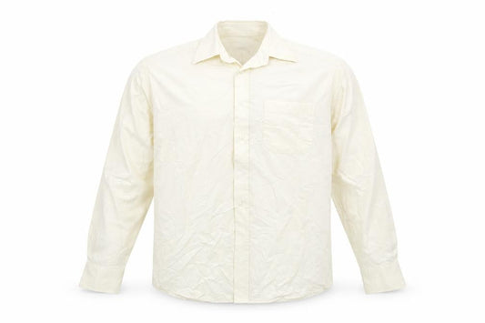 Marks & Spencer Mens Beige Colourblock   Button-Up Size 38