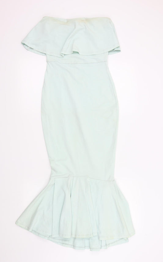 ASOS Womens Blue Colourblock  A-Line  Size 6