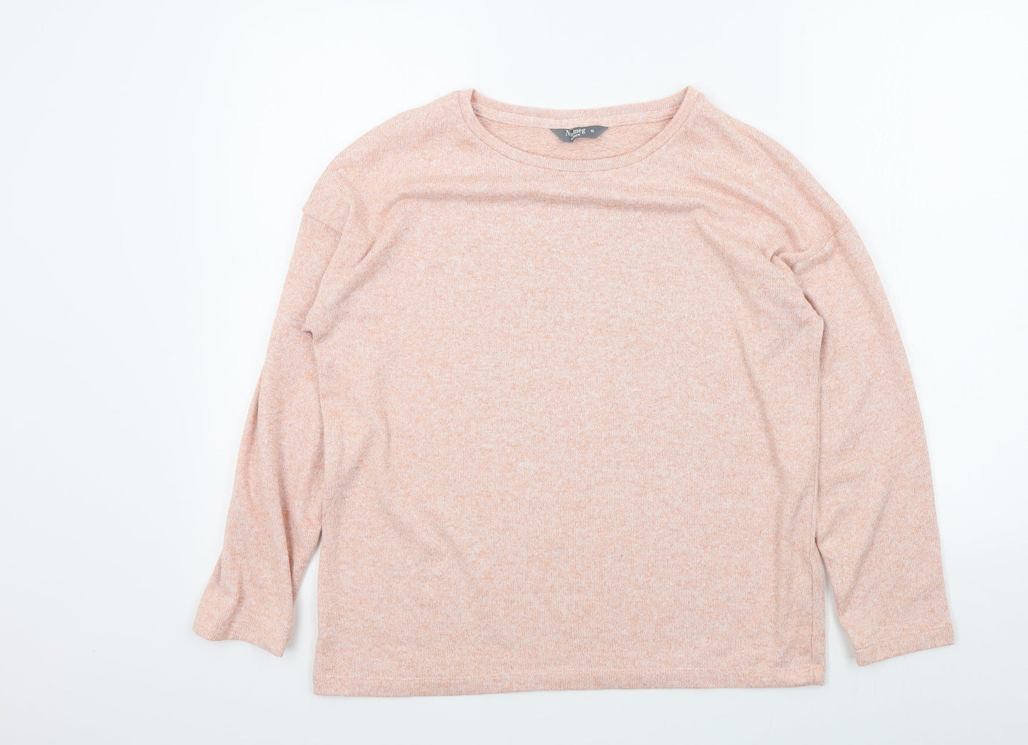 Nutmeg Womens Pink   Pullover Jumper Size 10
