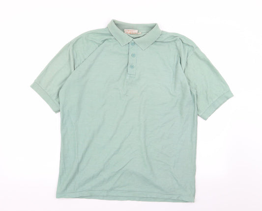 Pierre Leon Mens Green    Polo Size L