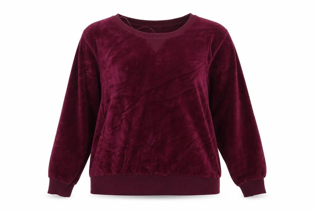 Love To Lounge Womens Purple Solid  Top Pyjama Top Size 14