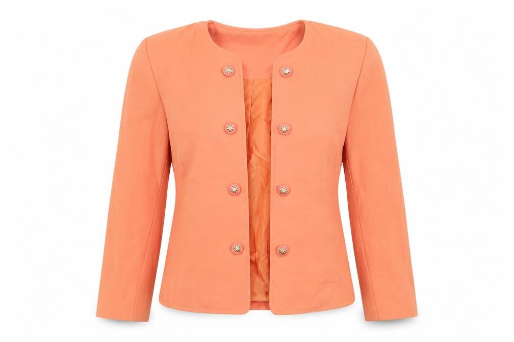 di tardo Womens Orange   Jacket Blazer Size 14