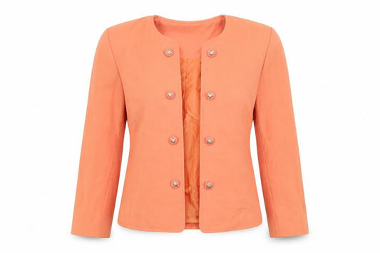 di tardo Womens Orange   Jacket Blazer Size 14