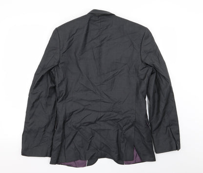 Back view of Red Herring men’s grey jacket blazer, size 38