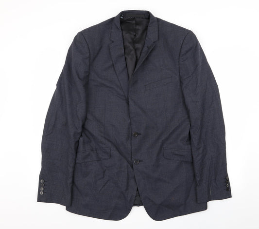 John Lewis Mens Blue   Jacket Blazer Size 42
