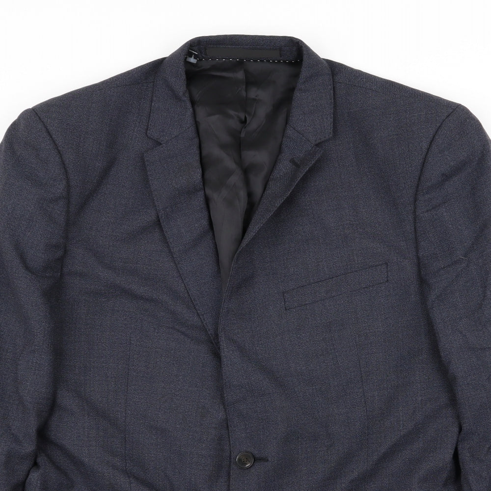John Lewis Mens Blue   Jacket Blazer Size 42