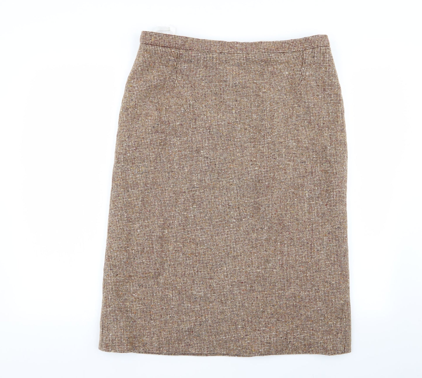 Preworn Womens Beige   A-Line Skirt Size 34 in