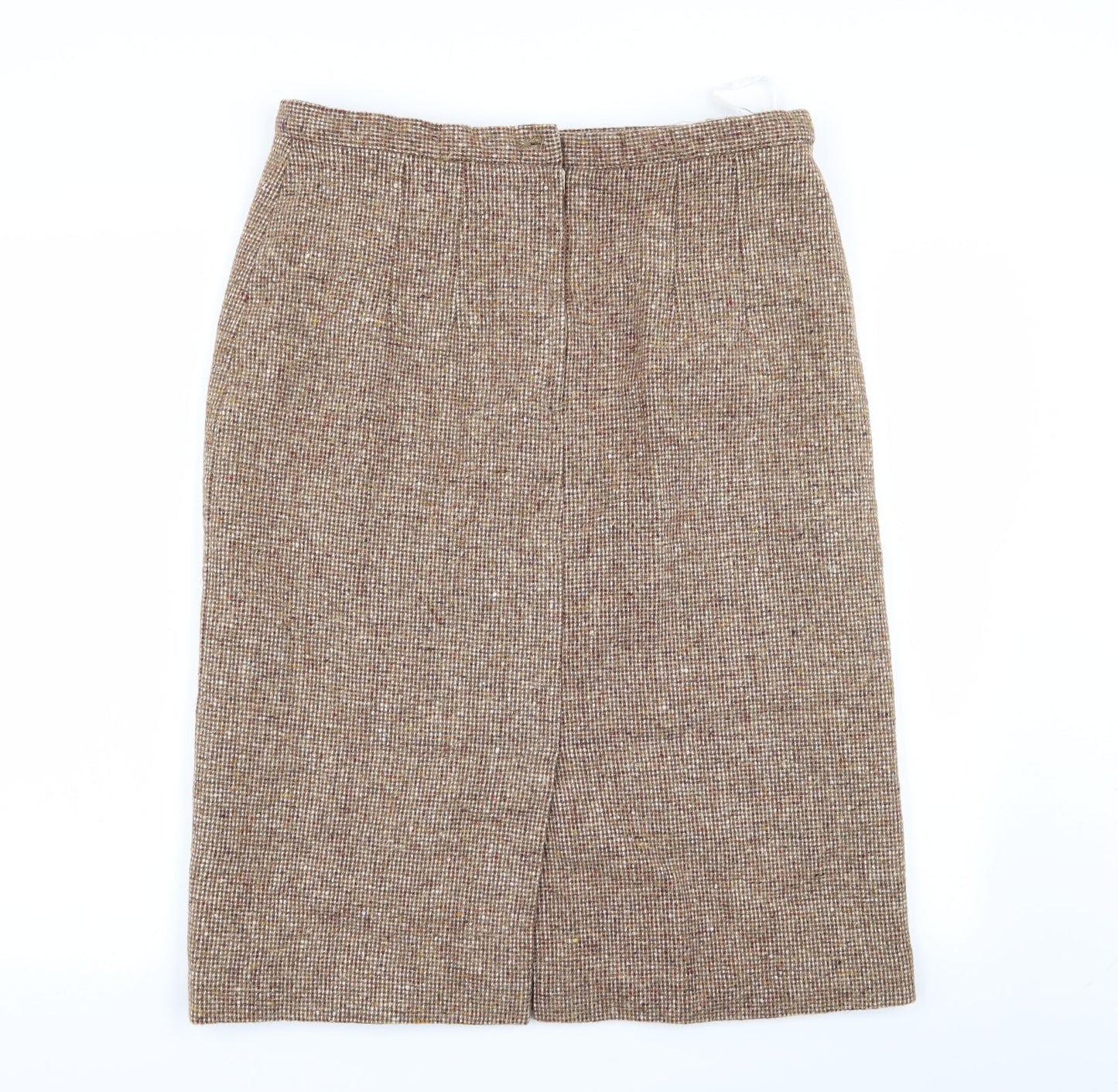 Preworn Womens Beige   A-Line Skirt Size 34 in