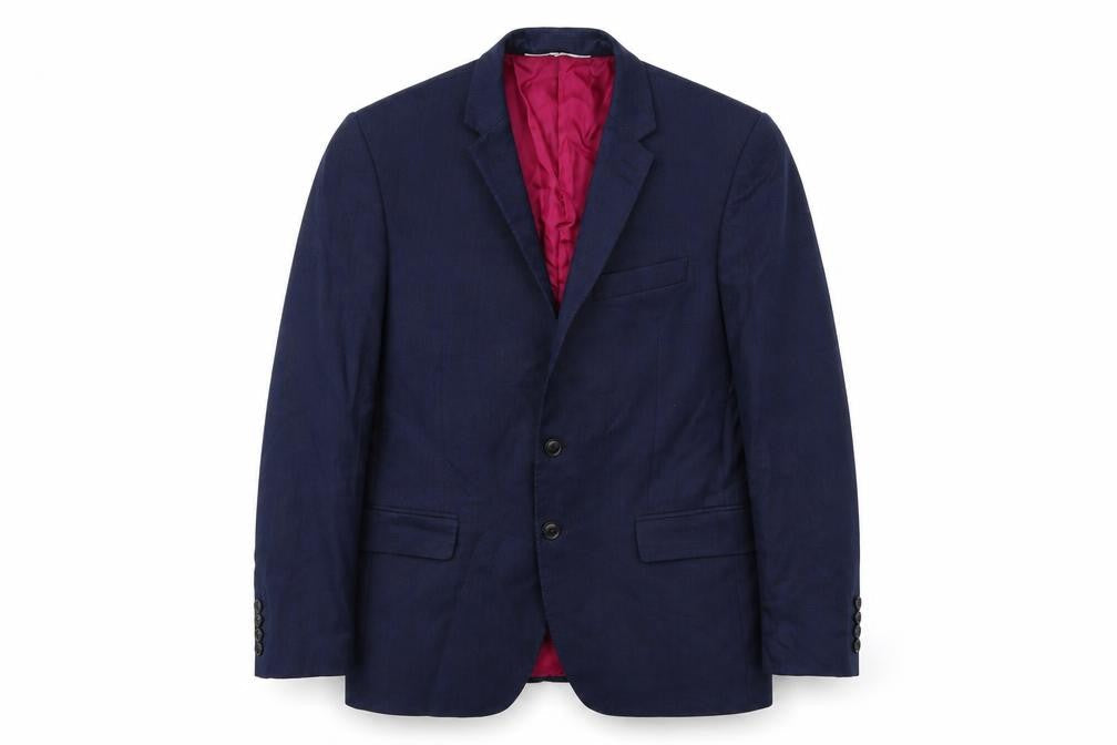 M&s Mens Blue   Jacket Blazer Size 38