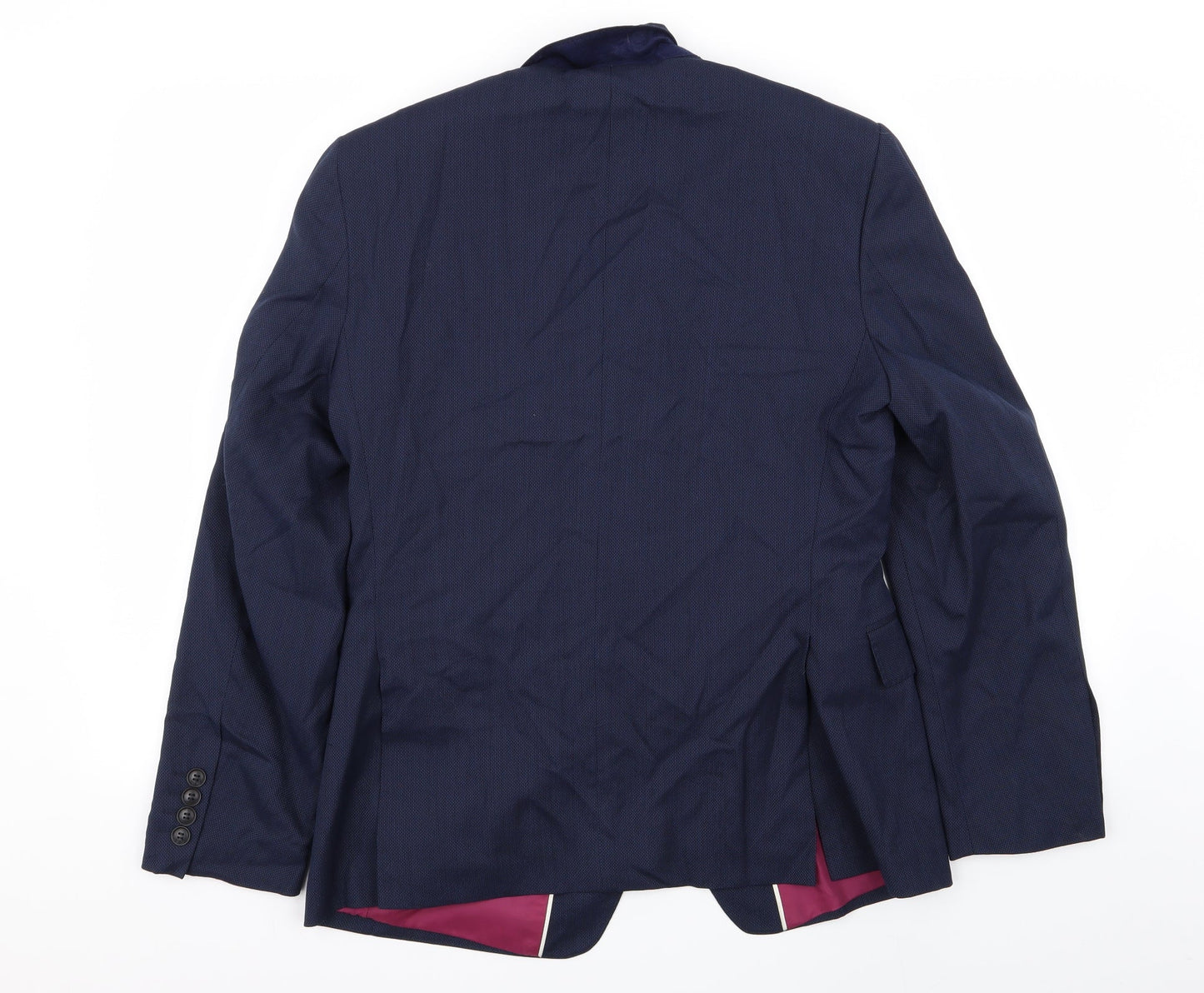 M&s Mens Blue   Jacket Blazer Size 38
