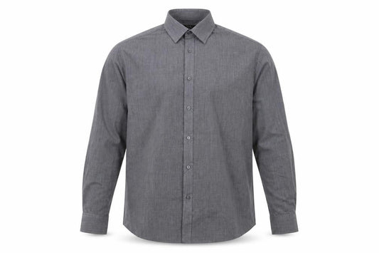 Asda George Mens Grey    Button-Up Size 17